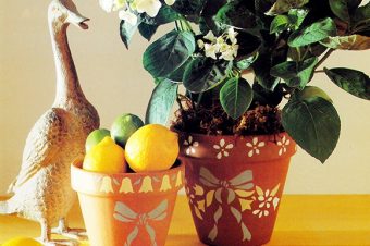 Flowerpot Magic: 7 Easy Stencil Steps For A Beautiful Garden